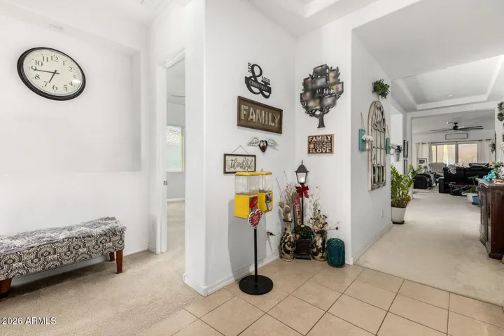 Entrance walking into front door