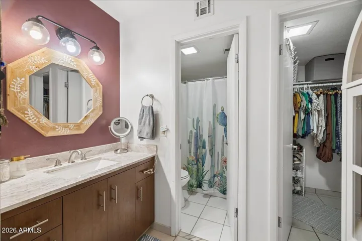 Primary Bathroom & Walk-in Closet