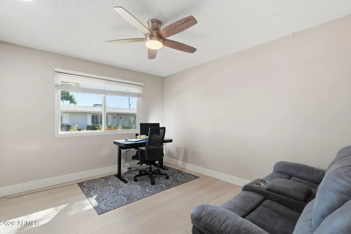 3 of 3 bedrooms. Being used as an office.