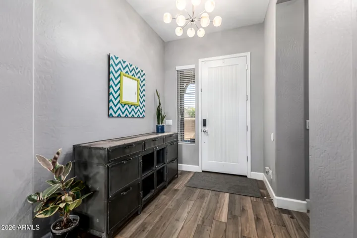 Entryway in current paint color.