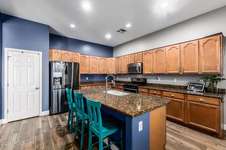 Kitchen with spacious island