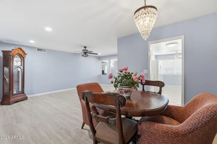 Formal dining room.
