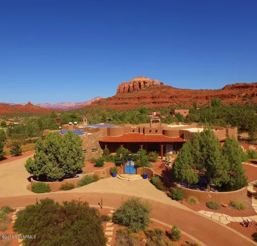 Truly one of a kind setting and house.