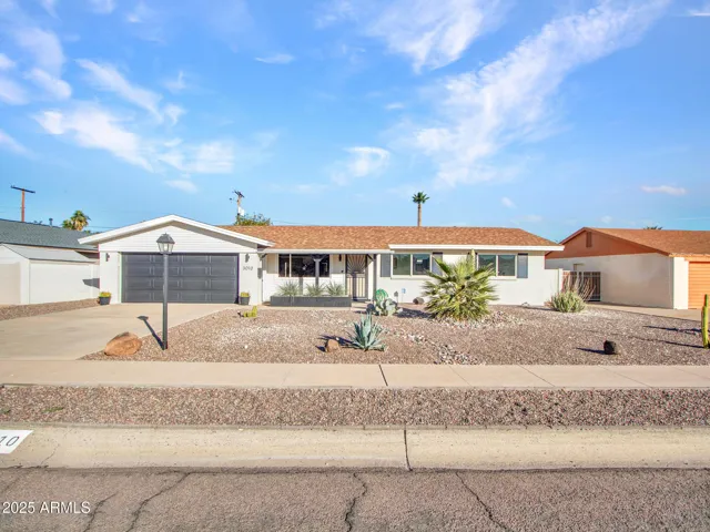 Great curb appeal and low maintenance landscaping.