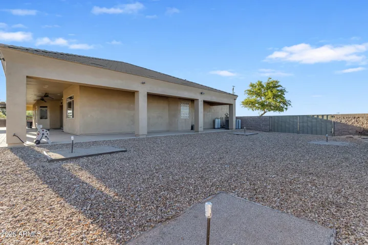 Wrap around covered Patio