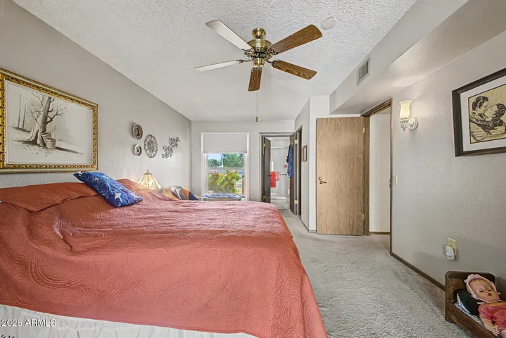 Primary "Huge" bedroom big enough for 2 king size beds. Walk in Closet next to Bath.