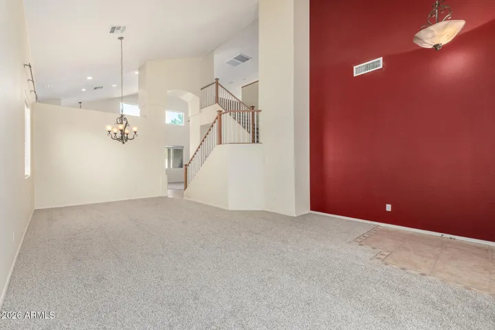 Front Entry & Living Room