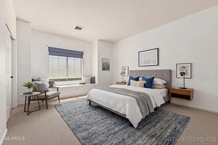 Bedroom #5 has a nice window seat