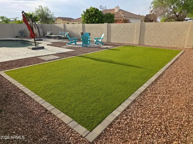 newly updated back yard