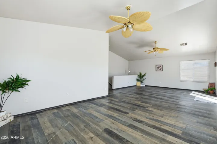 DOUBLE FANS IN LARGE LOFT
