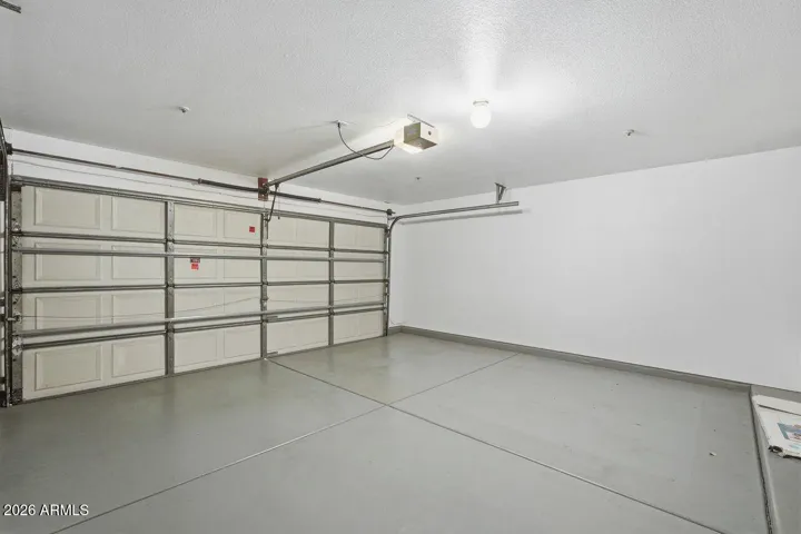 Painted garage flooring