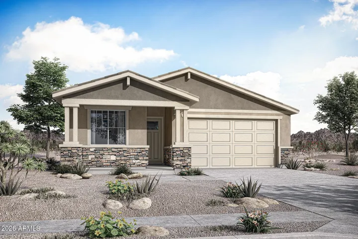 Rendering. Actual home color may vary.