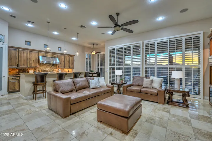 This floor plan is open and the space was designed perfectly and is immaculate.