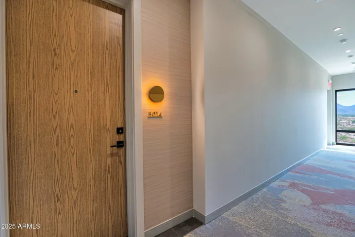 Elegant private entrance.