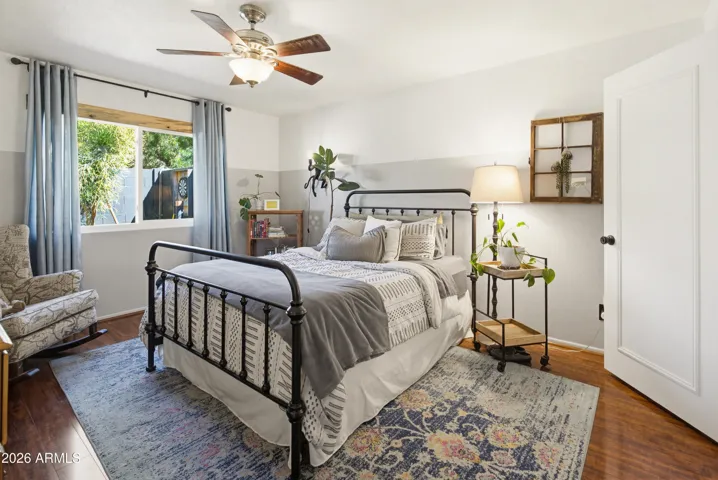 Spacious primary bedroom suite split floorplan