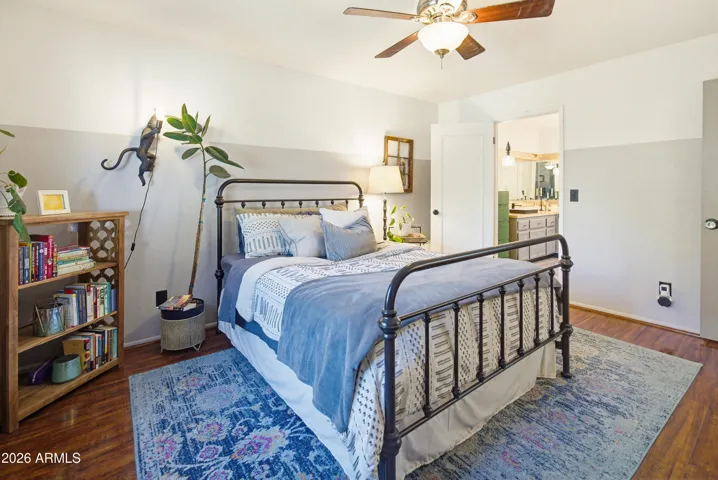 More hard surface flooring. No carpet, even in the bedrooms. Calm, neutral paint