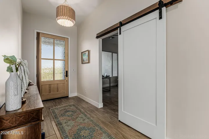 Warm entry and private office