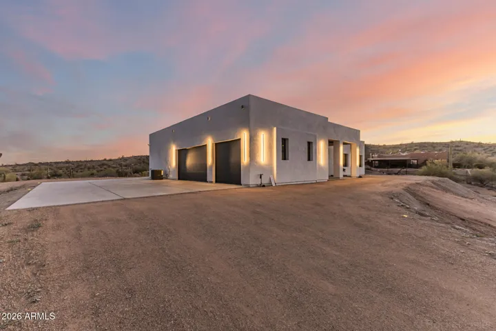 Extended depth 3 car garage