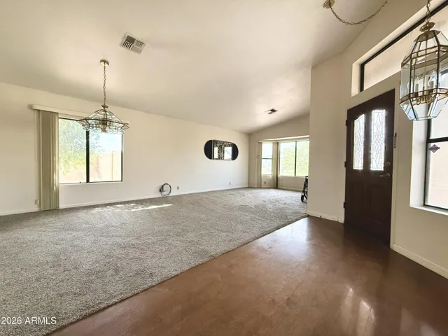 Vaulted Ceilings. Formal Living area