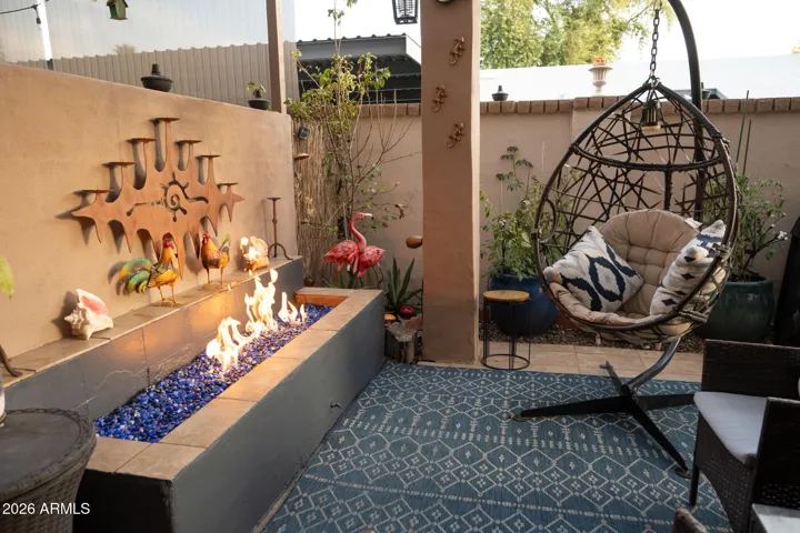 Redesigned gas firepit