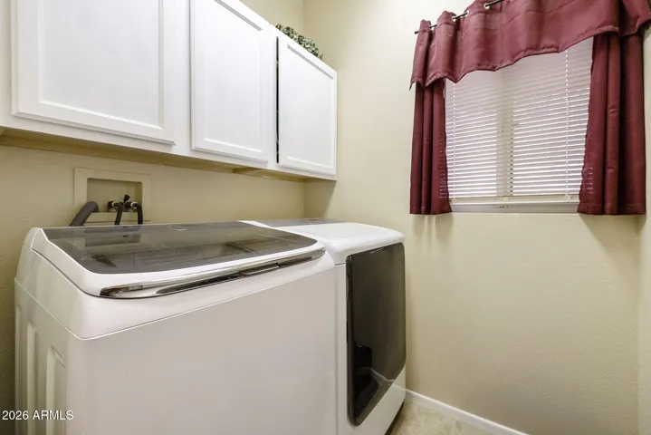 Inside Laundry room