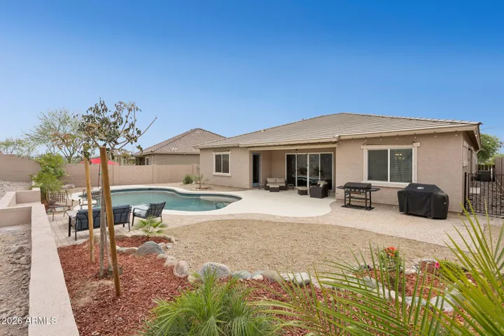 Backyard designed for easy, everyday enjoyment
