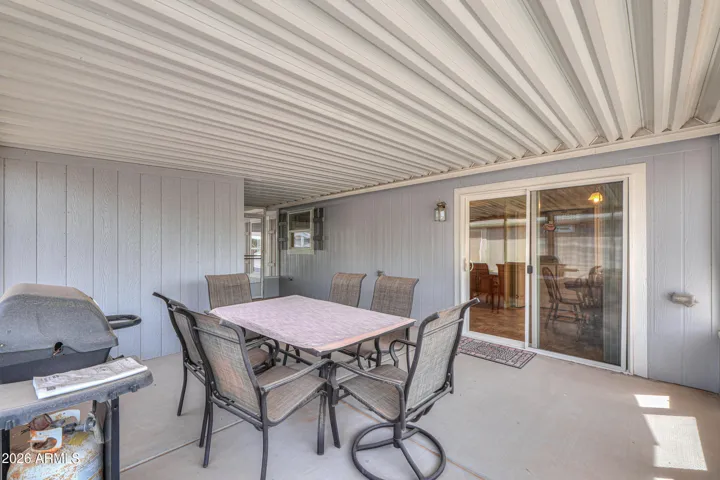 Includes furniture and grill