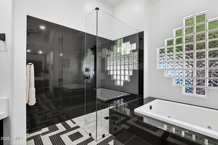 ...with full body shower panel
