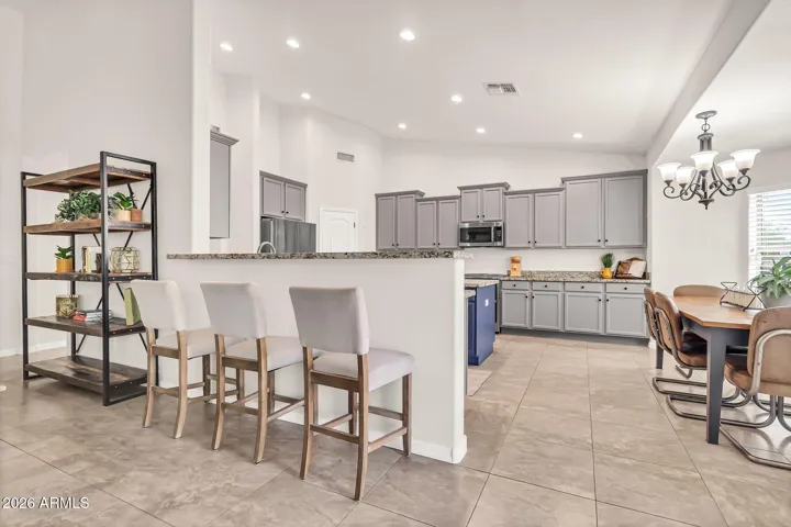 Kitchen bar stool counter