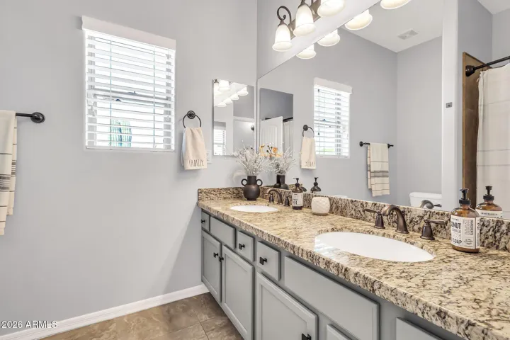 Hall Bath with double sinks