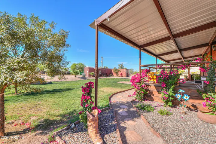 beautiful back yard