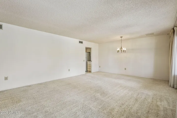 Oversized front room. This room is oposite side of the kitchen/Arizona Room