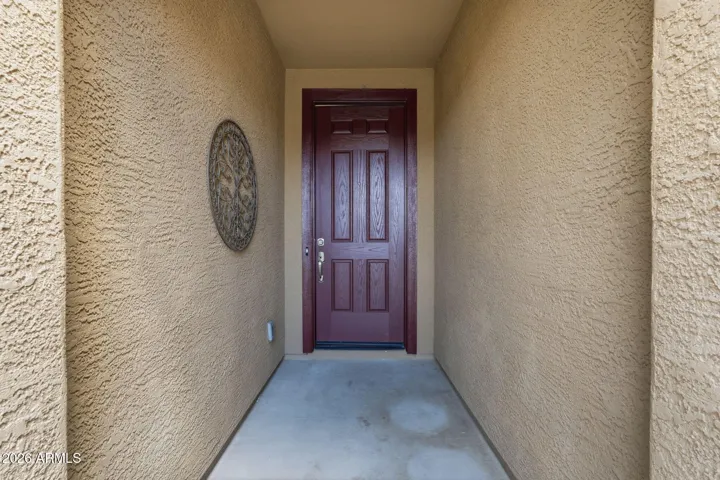Front Porch and Doorway - the exterior is maintained by the HOA