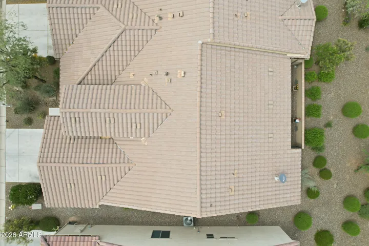 The roof is maintained by the HOA
