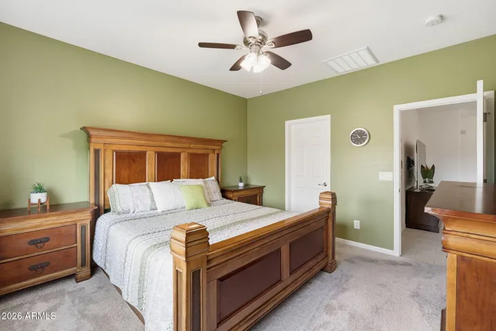 Recently painted and new ceiling fans