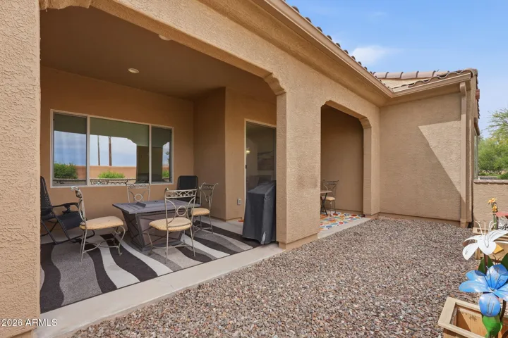 Back patio furniture stays