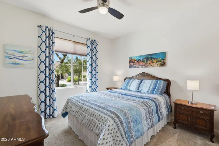 Queen size bed in bedroom #2
