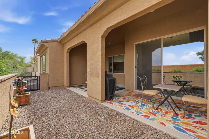 Courtyard and back patio