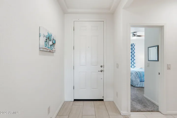 Entryway looking towards bedroom #2