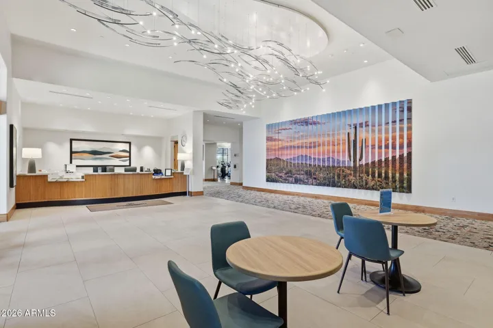 Lobby of the Sports Center recently remodeled