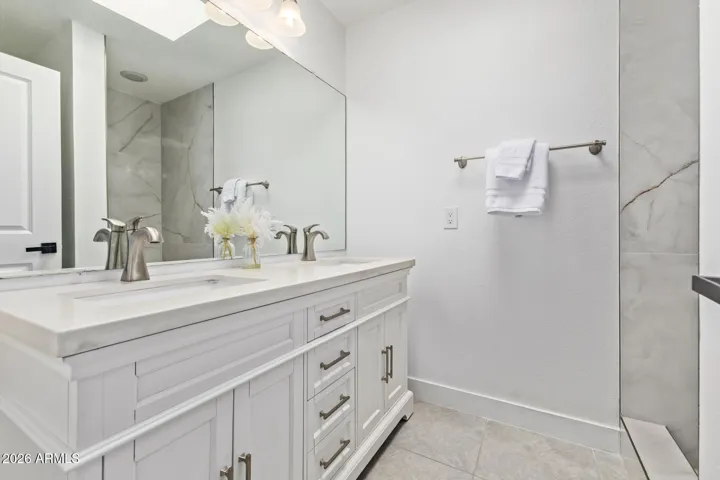 Bathroom 1 with walk in shower