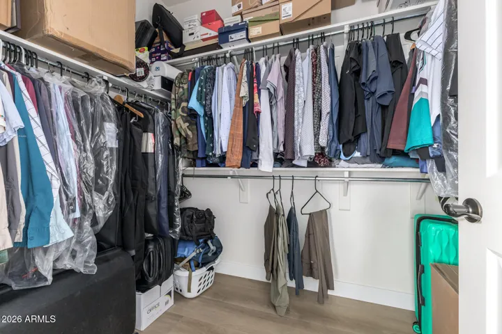 Primary walk-in closet