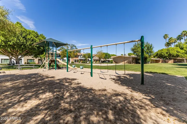 Swings and Playscape Area