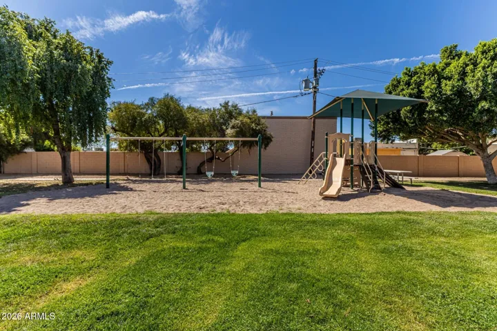 Lush Lawn maintained by HOA