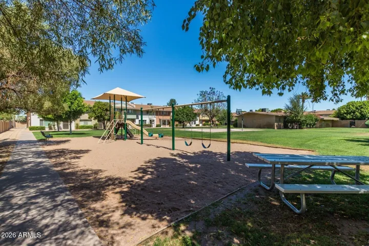 Picnic Tables Near Kids Play Area