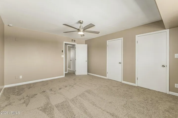 Primary Bedroom with Ensuite and HUGE Closet (bedroom size!)
