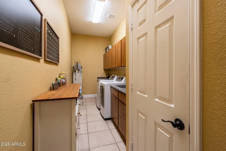 Extensive Laundry room