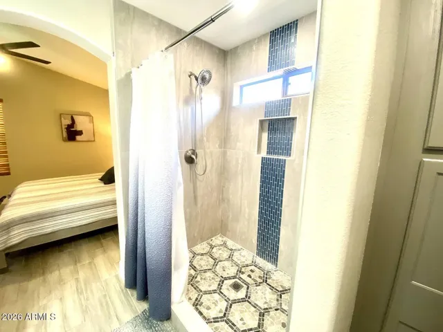 Owner's custom shower