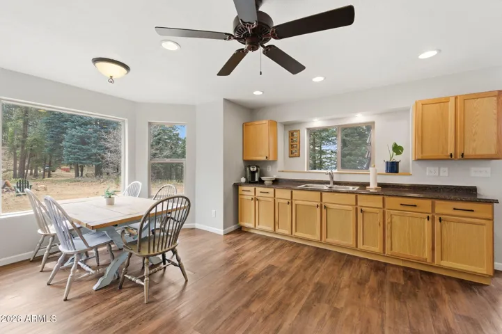 Eat-in kitchen with plenty of room to entertain