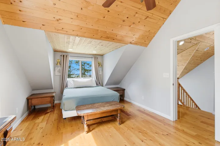 Located at the top of the stairs off the loft area